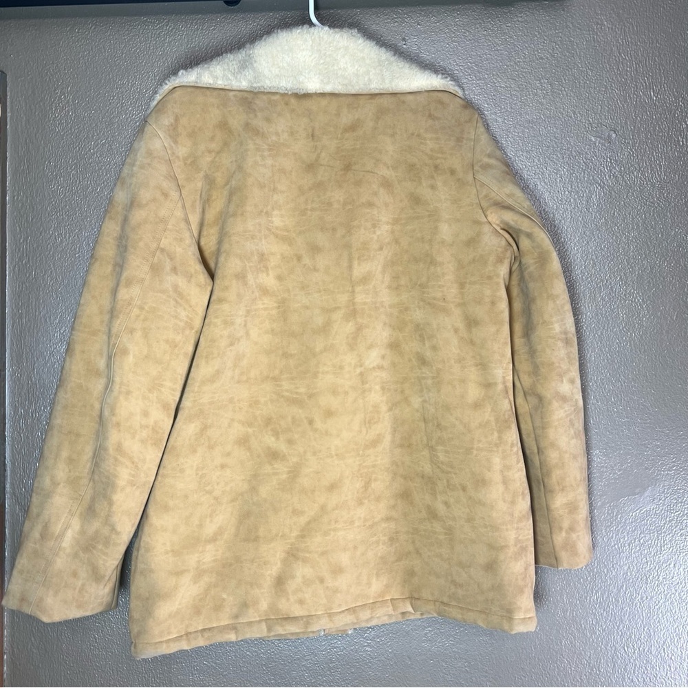 VINTAGE SWINGSTER SUEDE SHERPA LINED WINTER GARST SEEDS JACKET, MEDIUM - Picture 11 of 12